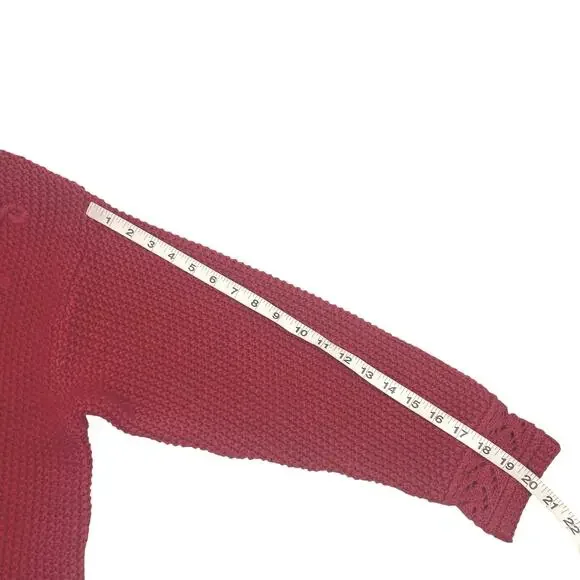 New York Style Womens VTG Heavyweight Embroidered Cottagecore Zip Cardigan Sz L - Picture 10 of 10